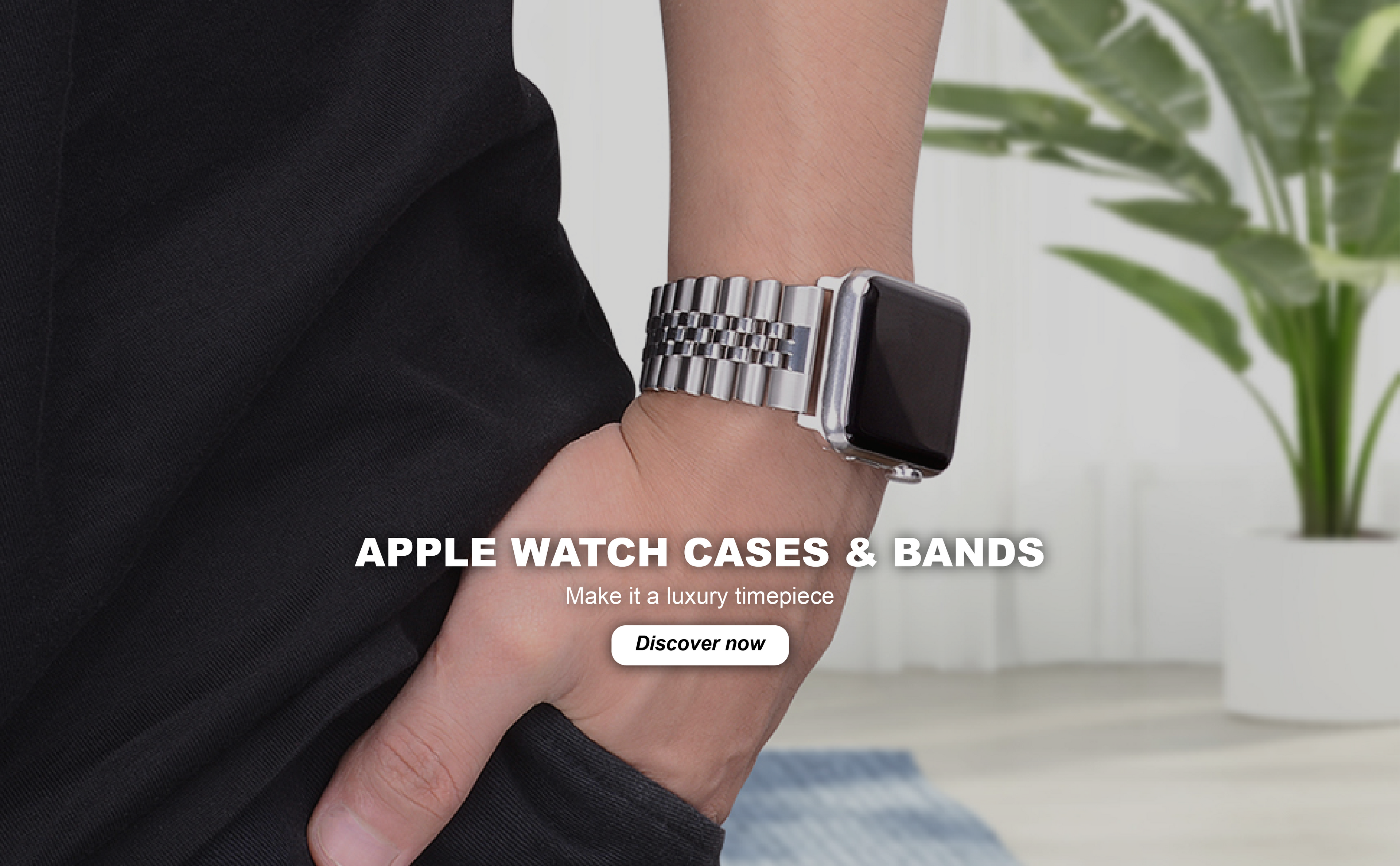 Apple Watch Band Jubilee Silver Luxury
